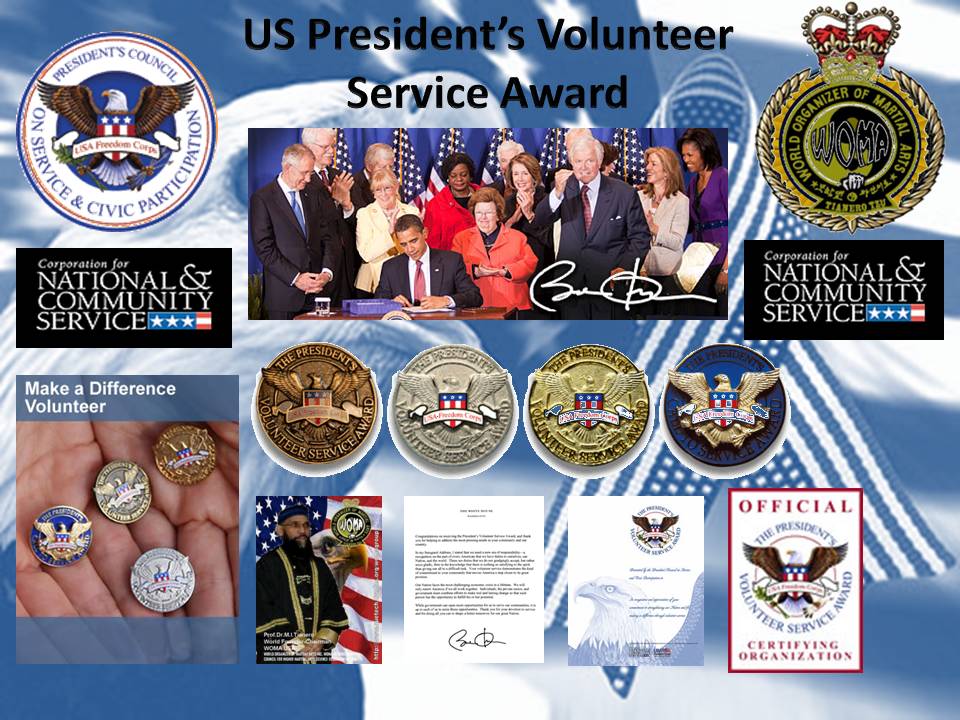 The US Presidential Service Volunteers Award The WOMA GROUP